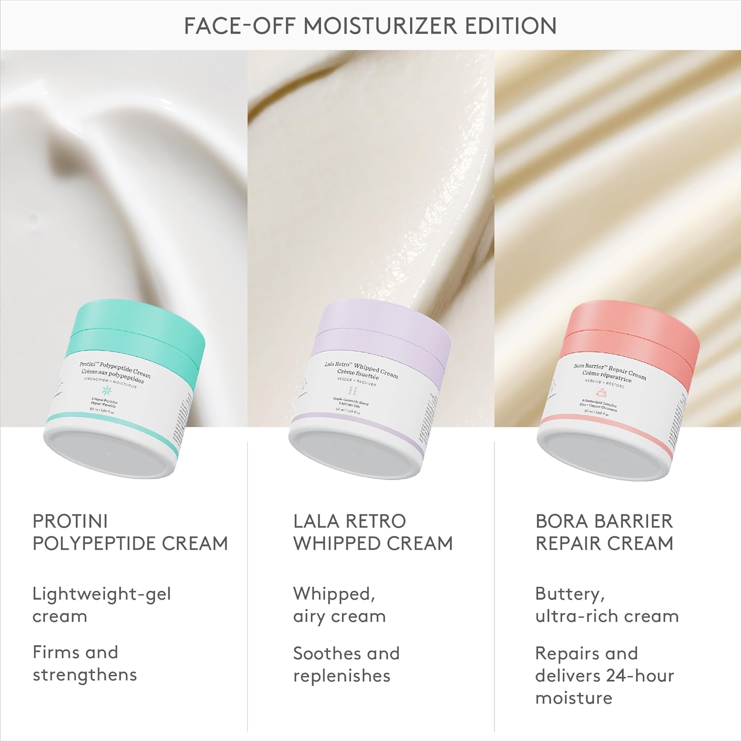Drunk Elephant Protini Polypeptide Cream – Firming Moisturizer | Clean Skincare | Fragrance-Free