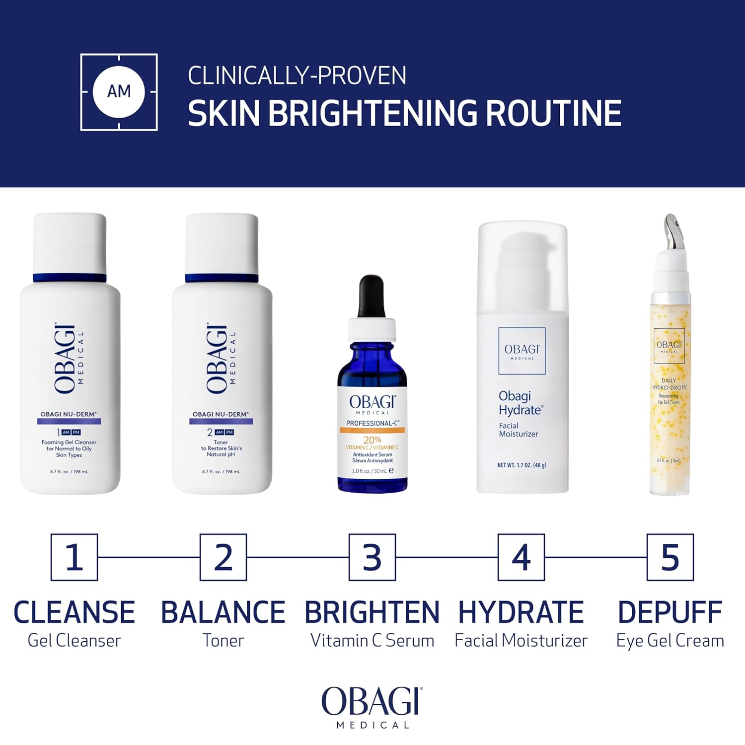 Obagi Medical Professional-C Vitamin C Serum – Brightens Skin & Reduces Fine Lines (Sensitive Skin Safe)